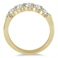 thumbnail image 2 of SZUL Women's 1 Carat TW Five Stone Diamond Wedding Band in 14K Yellow Gold  (J-K-L Color, I2-I3 Clarity), 2 of 3