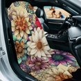 thumbnail image 3 of XYZCANDO Car Seat Cover Towel Washable Automotive Front Seat Protector for Workout Running, Sport Towel Seat Cushion Sweatproof, Flowers Pattern, 3 of 11