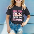 thumbnail image 2 of TZEWGL T-Shirts pour Enfants Manches Courtes Imprimés Graphiques Col Rond Vêtements pour Filles Garçons Taille 2-3T, 2 of 4