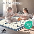 thumbnail image 4 of ODIKA 5'x7' Machine Washable Non-Slip Area Rug, Maritime Voyage Decorative with Anchor Design for Indoor Spaces High Traffic Rug, Blue, 69047, 4 of 7