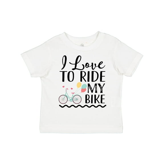 Inktastic Bicycle I Love to Ride My Bike Girls Toddler T-Shirt