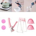 thumbnail image 3 of Pinzas de Clip para Placa de Plato Macarena Juego de Pinzas Antiplato Rosa, 3 of 8