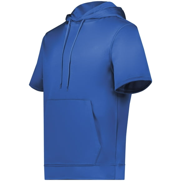AUGUSTA SPORTSWEAR WICKING FLEECE SHORT SLEEVE HOODIE