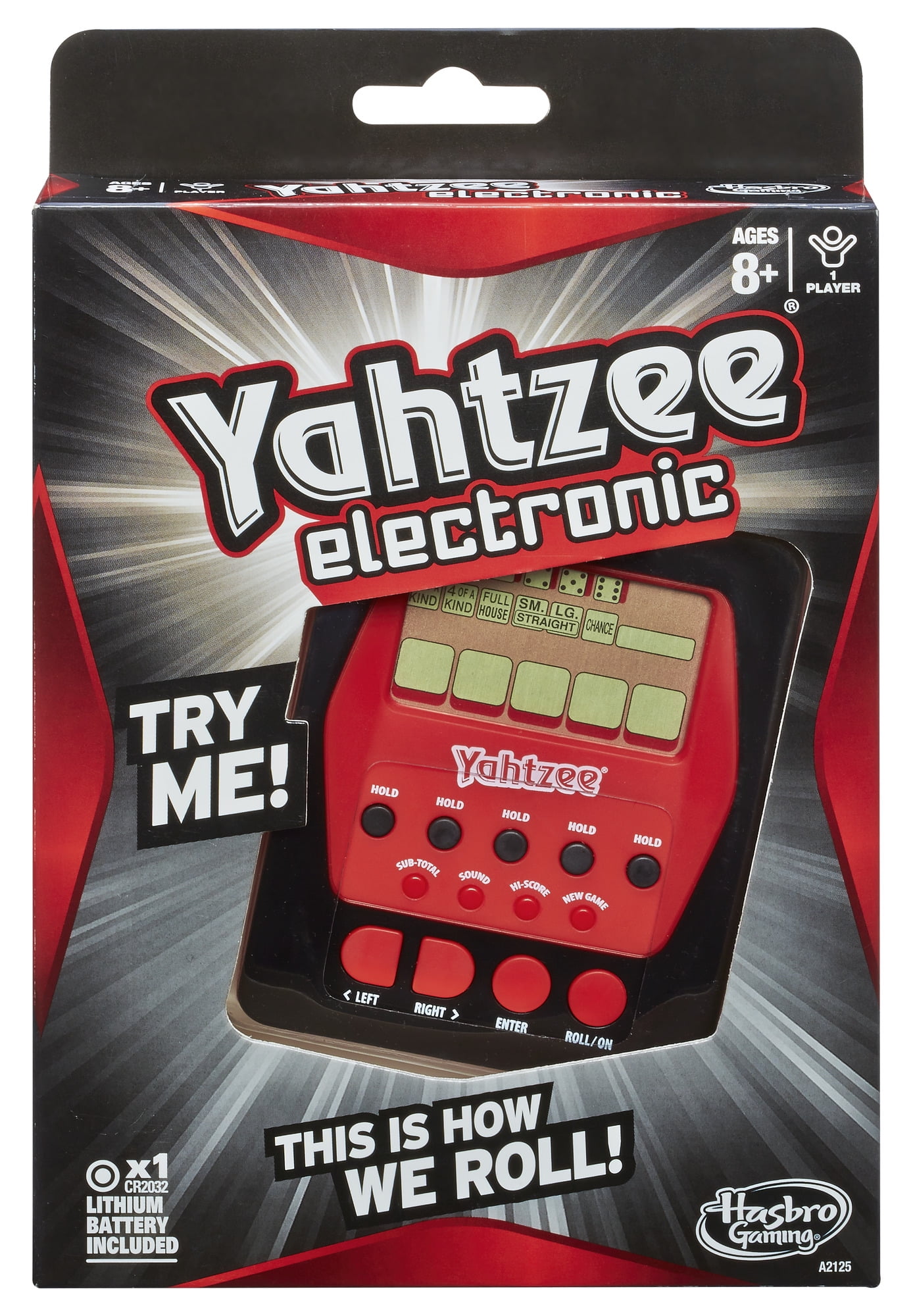 yahtzee handheld electronic game