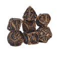thumbnail image 3 of Dados de juego de rol, 7 piezas de dados de metal, juegos de mesa de metal, dados de juego de mesa de metal, probados profesionalmente, 3 of 5