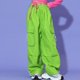 thumbnail image 3 of Odeerbi 3-14 Años Niños Niñas Cargo Pantalones Deportes Pantalones Pierna Ancha Primavera Color Sólido Suelto Pantalones de Trabajo Con Múltiples Bolsillos, 3 of 5