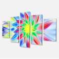 thumbnail image 2 of Dance of Multi Color Petals - Floral Canvas Art Print, 2 of 3