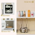 thumbnail image 6 of OLAKIDS Kids Kitchen Playset, Toddler Wooden Pretend Cooking Toy Set with Acrylic Drawing Board Ice Machine Dishwasher Cloth Drawer Stove Removable Sink Simulation Play Kitchen for Boys Girls, 6 of 10