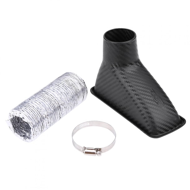 Embudo de aire del tubo de entrada de turbina Turbo de coche Universal de fibra de carbono Jadeshay A