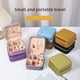 thumbnail image 2 of Caja de joyería, mini caja de regalo para pulseras, embalaje de accesorios para el cabello antiguos, caja de almacenamiento de joyas de franela para el hogar, 2 of 6