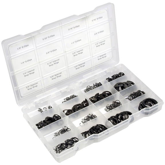 Dorman 799-323 E-Clips/Snap Rings Value Pack- 16 Sku's- 305 Pieces , Pack of 305
