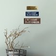 thumbnail image 4 of Basic Coat Check Sign (Brushed Gold) - Large, 4 of 4