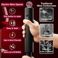 thumbnail image 2 of Décapsuleur de Vin Fafa-Électrique, Tire-Bouchon à Piles, Opération Facile à un Bouton pour un Retrait Sans Effort, Accessoire Idéal pour les Fêtes, Meilleur Choix pour les Amateurs de Vin (Noir KB1), 2 of 4