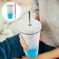 thumbnail image 4 of 1Pack Water Cup with Straw and Lid for Home 500ml, 4 of 5