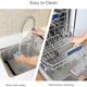 thumbnail image 4 of Rejilla de secado de bobina ajustable, rejilla de secado para fregadero de cocina, rejilla de secado de platos plegable en el fregadero, 4 of 6