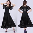 thumbnail image 2 of Lady Women Ballroom Práctica Moderno de + Tops de Manga de Trompeta , L Zulema Vestido de baile latino, 2 of 8