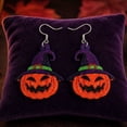 thumbnail image 4 of Halloween Decoration Indoor Outdoor Clearance Under $5.00! Thanksgiving Fall Decorations for Home, Halloween Earrings Party Decorations Scary And Funny Earrings, 4 of 7