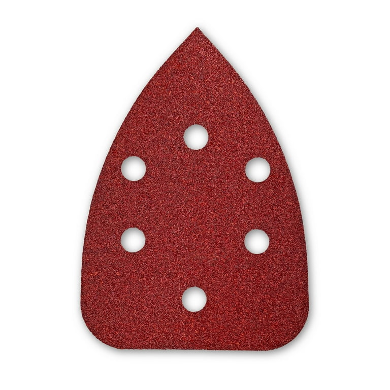 140x140x98 Mm Sanding Sheets Hook & Loop Mouse Sanding Paper Triangle 5 Hole | UK