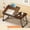 Walnut- with USB Charge Port, variant on Beuway Foldable Laptop Desk with Adjustable Tray,USB Charge Port,Tablet Slot,Pen Holder,Cup Holder,Anti-Slip Barrier(Brown)