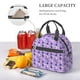 thumbnail image 5 of Disketp Violet Lonchera Térmica para Mujer y Hombre, Bolsa de Almuerzo Reutilizable e Impermeable para Trabajo, Viajes y Picnic, 5 of 7
