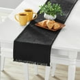 thumbnail image 3 of (4 pack) Mainstays Woven Diamond Table Runner - Black - 14"x72", Cotton, 3 of 10