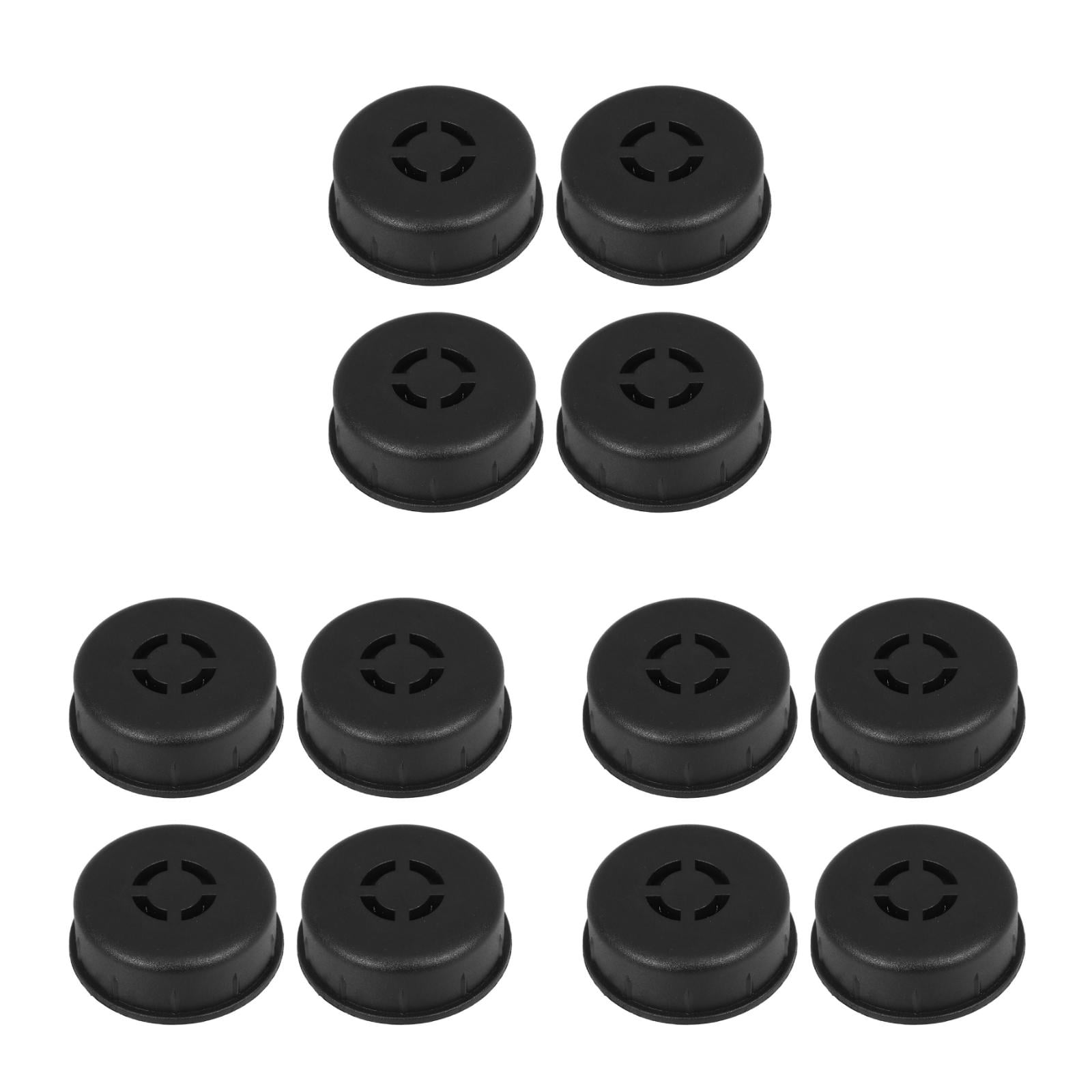 UPGRATOR 12-Pack Low Profile Silent Swivel Caster Wheels for Office Chairs, Furniture, Cabinets, and Small Equipment Replacement