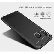 Samsung A20 Screen Protector Tempered Glass [2 Pack] and Phone Case by BRCS | 9H Hardness, Impact and Scratch