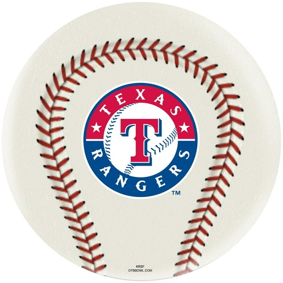 Texas Rangers Undrilled Bowling Ball