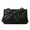 Black, variant on Women's shoulder bag vintage artificial leather classic clutch handbag-brown