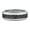 B-Shiny Black, variant on SFTING Mens Wedding Band 925 Sterling Silver Rings for Men Two Row Round 5A Cubic Zirconia Promise Rings for Him Size 9