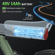 Electric Bike for Adults 48V 750W Motor 26in E-Bicycle