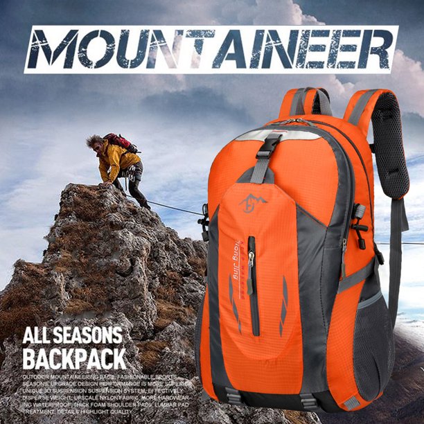 Mochila de escalada 40L Mochila de trekking al aire libre para viajes Senderismo Deporte (naranja) Ehuebsd Para estrenar