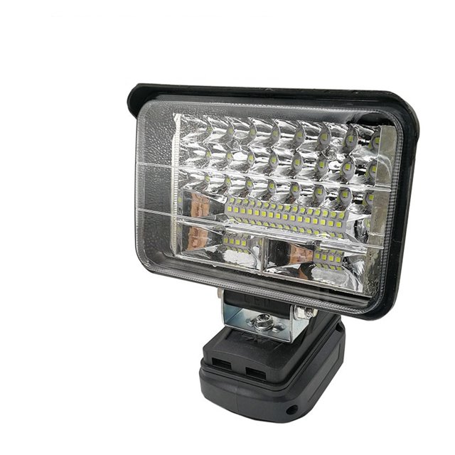 18V 3/5/8inch LED Tool Lamp Work Light For 18V Lithium Battery Outdoor Flashlight Portable Lantern Dual USB