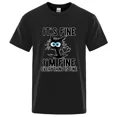 thumbnail image 6 of Men's High Quality T-shirt 100% Cotton Funny Cool Cat Printed T-shirt Casual Men's Short Sleeve T-shirt for Men T-Shirt Male Top, 6 of 10