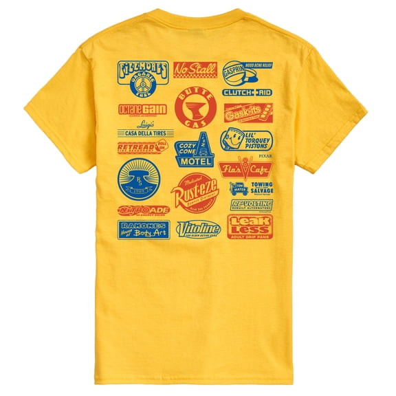 Cars - Piston Cup Sponsors - Men's Short Sleeve Graphic T-Shirt