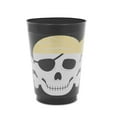 thumbnail image 7 of Sparkle and Bash Pirate Cups - 16 oz, Black, 16 Count - Durable Reusable Skull Plastic Tumblers & Pirate Party Supplies, 7 of 7