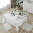 thumbnail image 6 of Eucalyptus Leaves Table Cloth Waterproof Tablecloths, Spring Farmhouse Retro Botanical Tablecloth Dining Table Cover for Kitchen Party Tabletop Outdoor, Square Tablecloth 54x54 Inch, 6 of 9