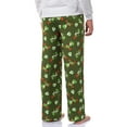 thumbnail image 5 of Nintendo Super Mario Men's Yoshi Eggs AOP Drawstring Elastic Waistband with Side Pockets Lounge Sleep Pajama Pants, 5 of 6