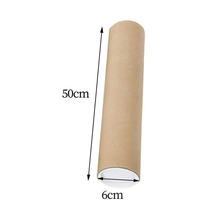 Poster Tubes with Caps Inner Dia 2.36in Round Large Cardboard Long  Cardboard Mailing Tube for Document Poster Artwork Paintings Shipping 30cm  