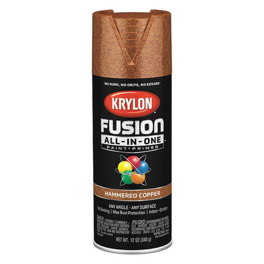 KRYLON K02786007 Hammered Spray Paint, Copper, Hammered, 12 oz
