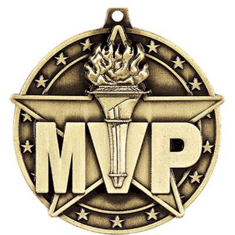 MVP Medals, 2" Gold Diecast MVP Medal Award 5 Pack