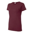 thumbnail image 2 of Heavy Cotton Womenâ€™s T-Shirt, 3XL, Maroon, 2 of 3