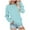 01# Light Blue, variant on Crewneck Sweatshirts for Women No Hood Fall Casual Long Sleeve Pullover Tops Loose Sweatshirt with Pocket Light Brown M