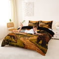 thumbnail image 3 of Catabedysis Vintage Camper Bedding,Country Farmhouse Style Duvet Cover Full For Boys,Multicolor,Black Reversible,3pcs,1 Duvet Cover and 2 Pillowcases, 3 of 6
