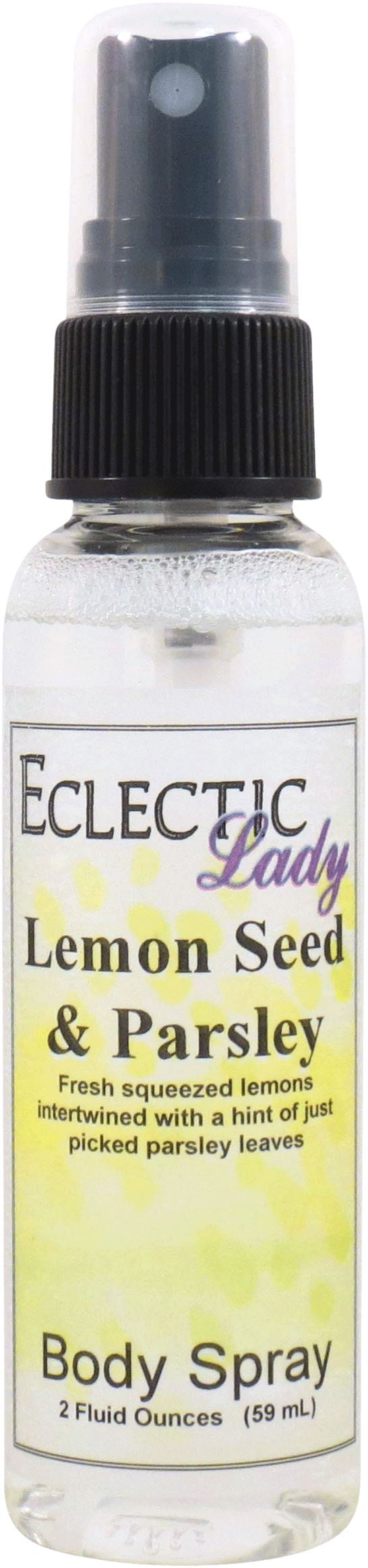 Lemon Seed and Parsley Body Spray, Eclectic Lady, Hydrating Mist ...