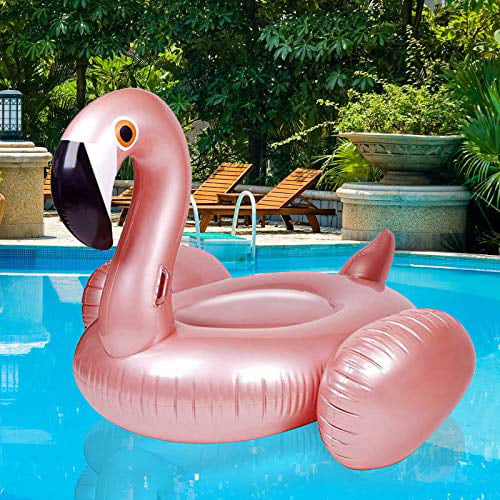 Giant Flamingo Party Floating Tube Pool Party ADULT SIZE Over 4 Feet Family Fun 