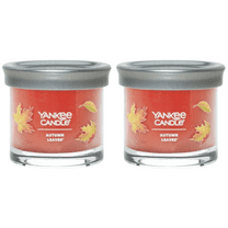 Yankee Candle Small Tumbler Scented Single Wick Jar Candle, Autumn Leaves, 4.3 oz (Pack of 2)