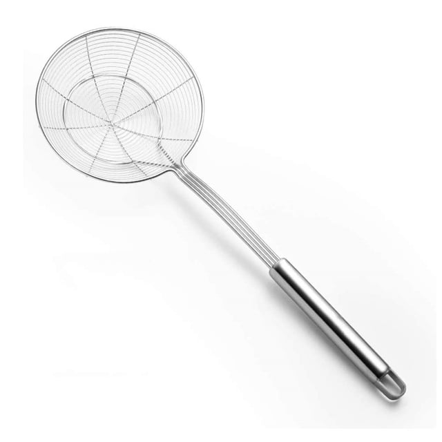 i Kito Wire Spider Skimmer Spoon 7inch, Kitchen Spider Strainer with Handle for Cooking