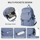 thumbnail image 3 of Mochila coowoz College Waterproof Black 20L para mujeres y hombres, 3 of 6