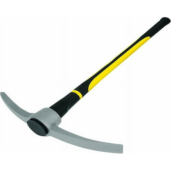 EnjinZZ Pick Mattock with Fiberglass Handle 2-1/2-Pound Pick Mattock - Garden Pick - Great for Projects - Truper 32655-36-Inch